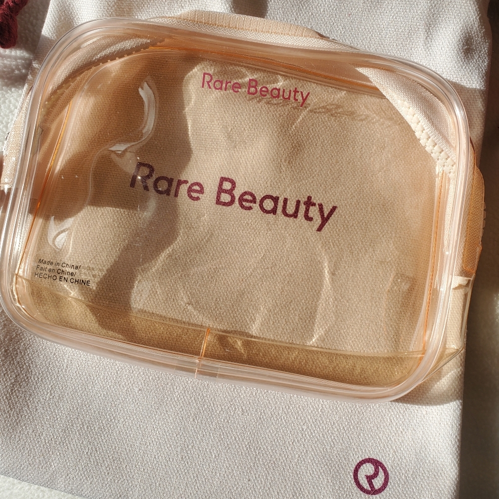 Rare Beauty By Selena Gomez Clear Makeup Bag/Case